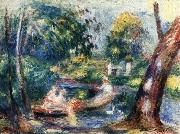 Pierre Renoir Landscape with River USA oil painting artist
